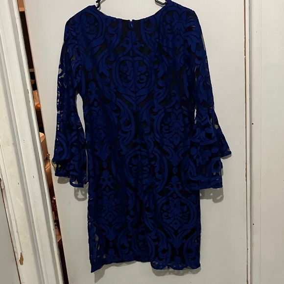 MSK Royal Blue Long Sleeve Dress - Picture 3 of 5